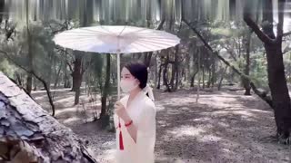 极品清纯校花汉服唯美清纯小仙女